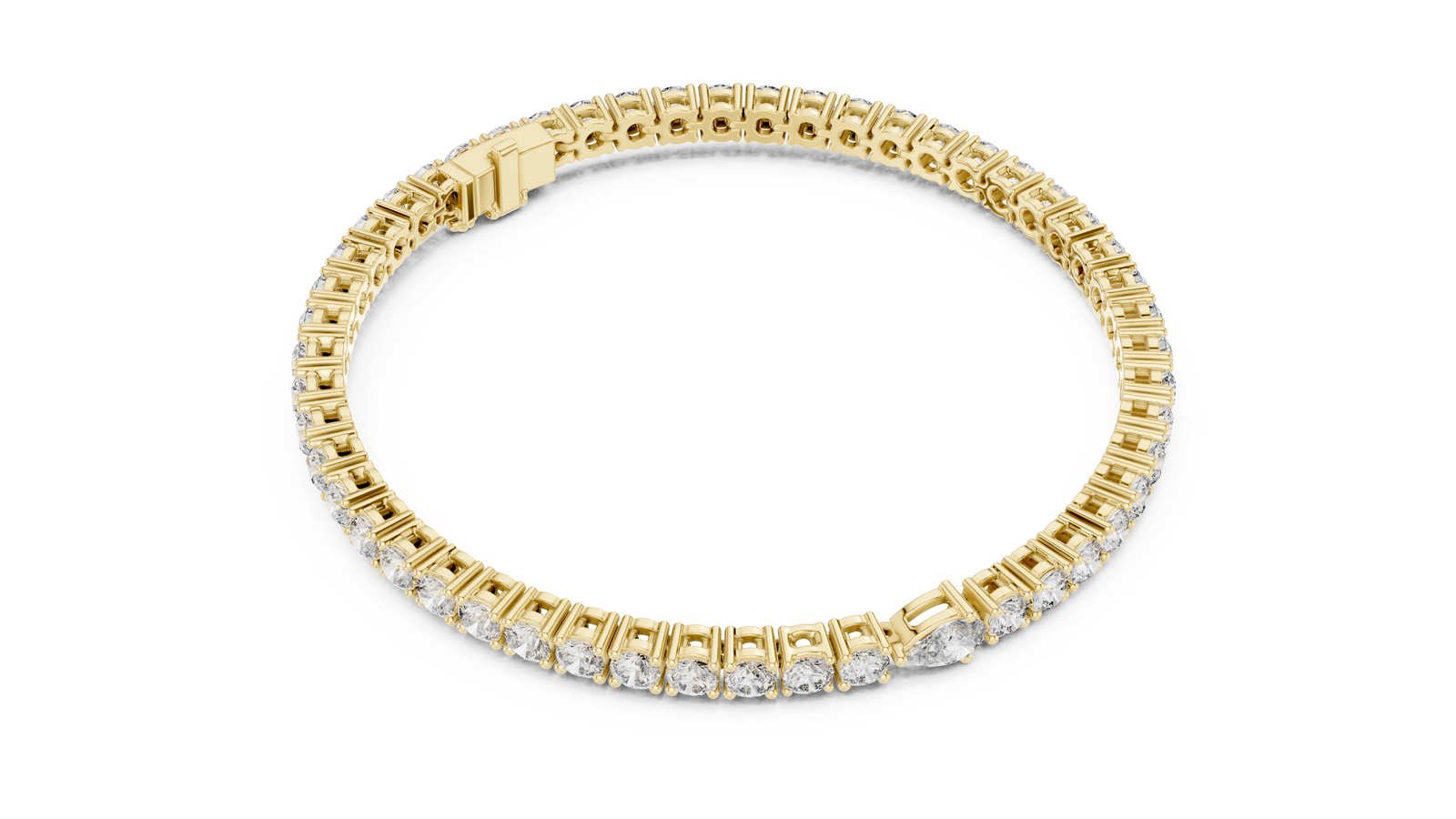 The Roselys — Pear Tennis Bracelet