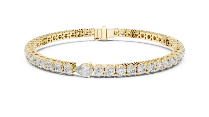 The Roselys — Pear Tennis Bracelet
