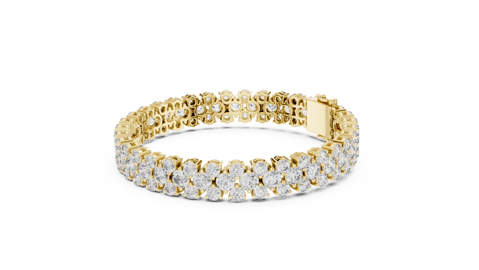 The Tourmaline — Round Eternity Tennis Bracelet