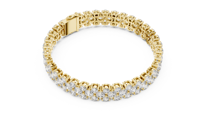 The Tourmaline — Round Eternity Tennis Bracelet