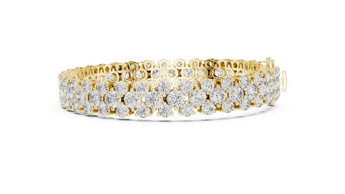 The Tourmaline — Round Eternity Tennis Bracelet