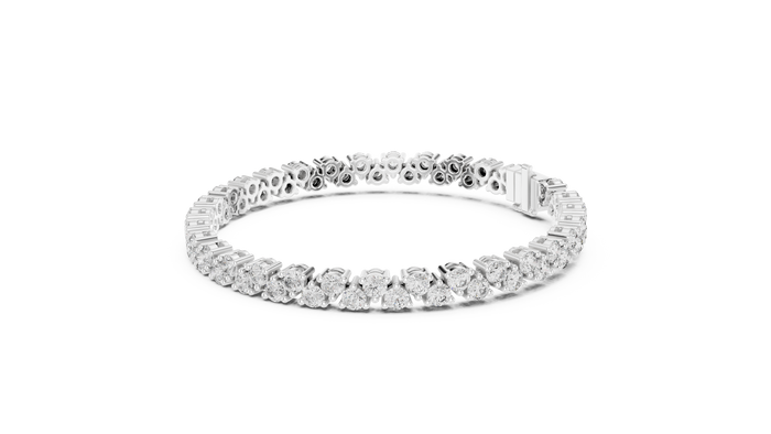The Wandrille — Round Eternity Tennis Bracelet