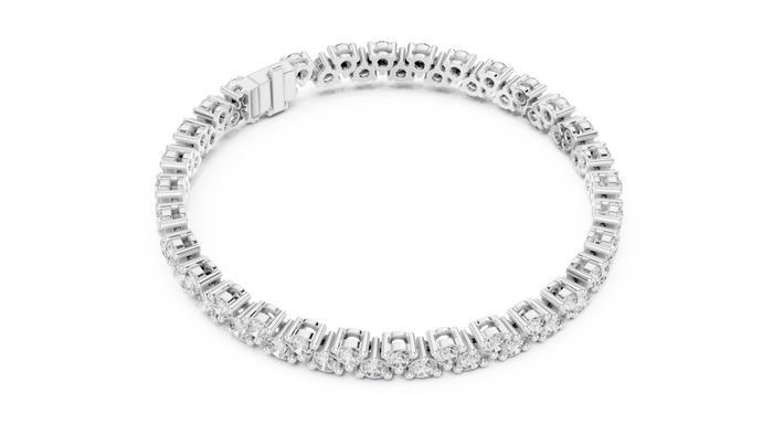 The Wandrille — Round Eternity Tennis Bracelet
