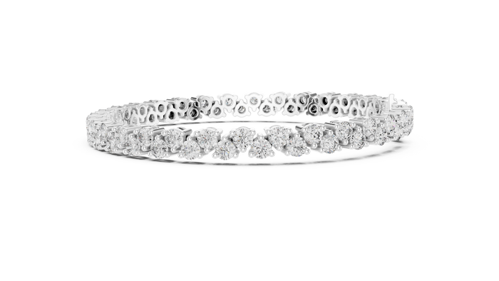The Wandrille — Round Eternity Tennis Bracelet
