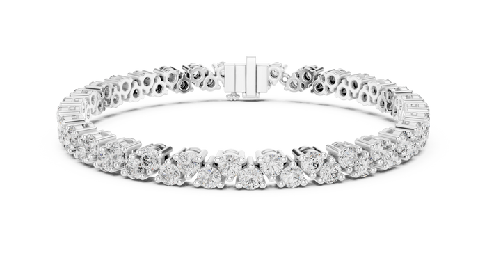 The Wandrille — Round Eternity Tennis Bracelet