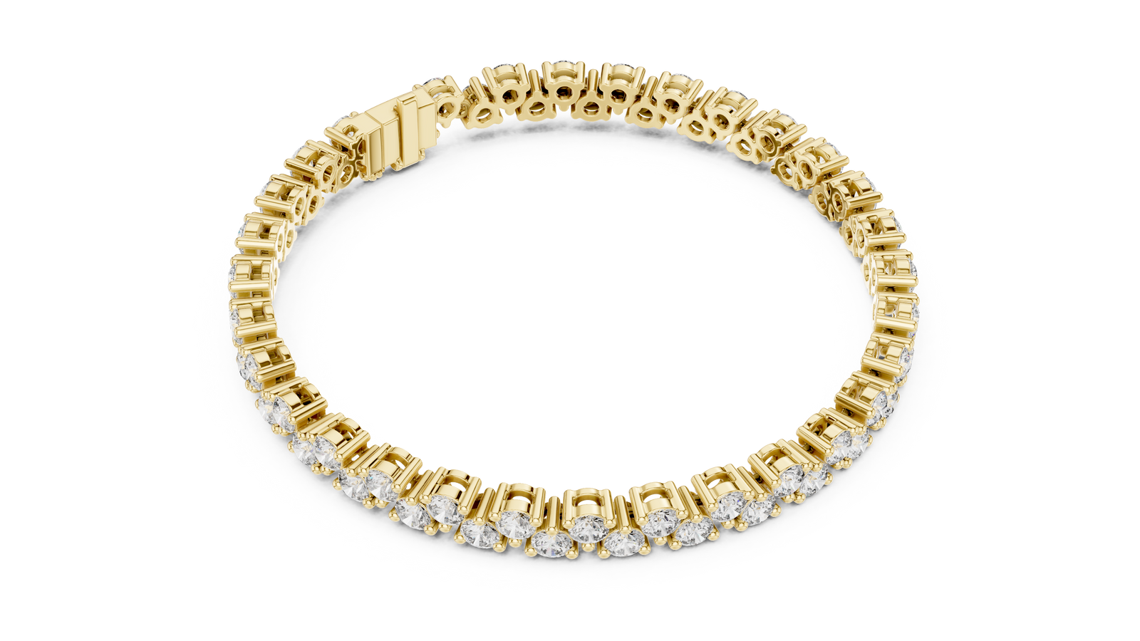 The Wandrille — Round Eternity Tennis Bracelet