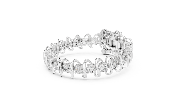 The Yvonnick — Round Tennis Bracelet
