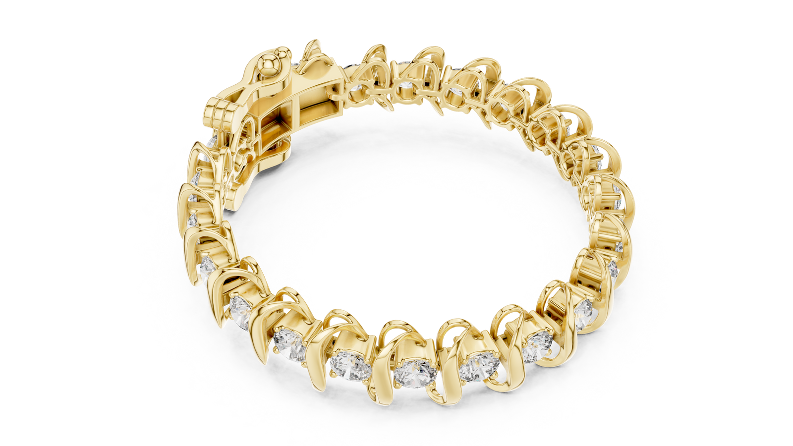 The Yvonnick — Round Tennis Bracelet