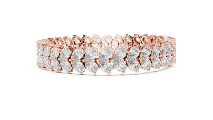 The Corentine — Pear Eternity Tennis Bracelet