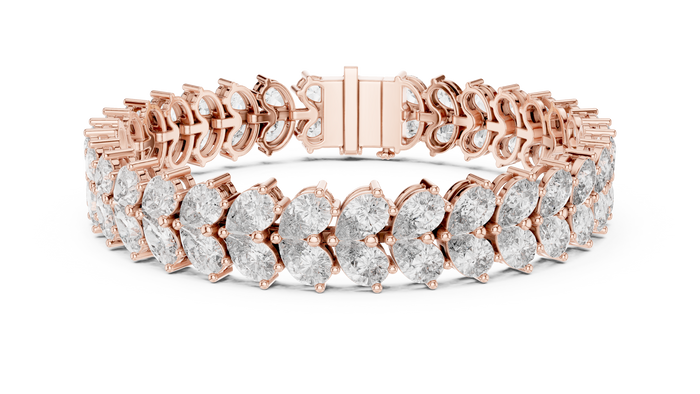 The Corentine — Pear Eternity Tennis Bracelet