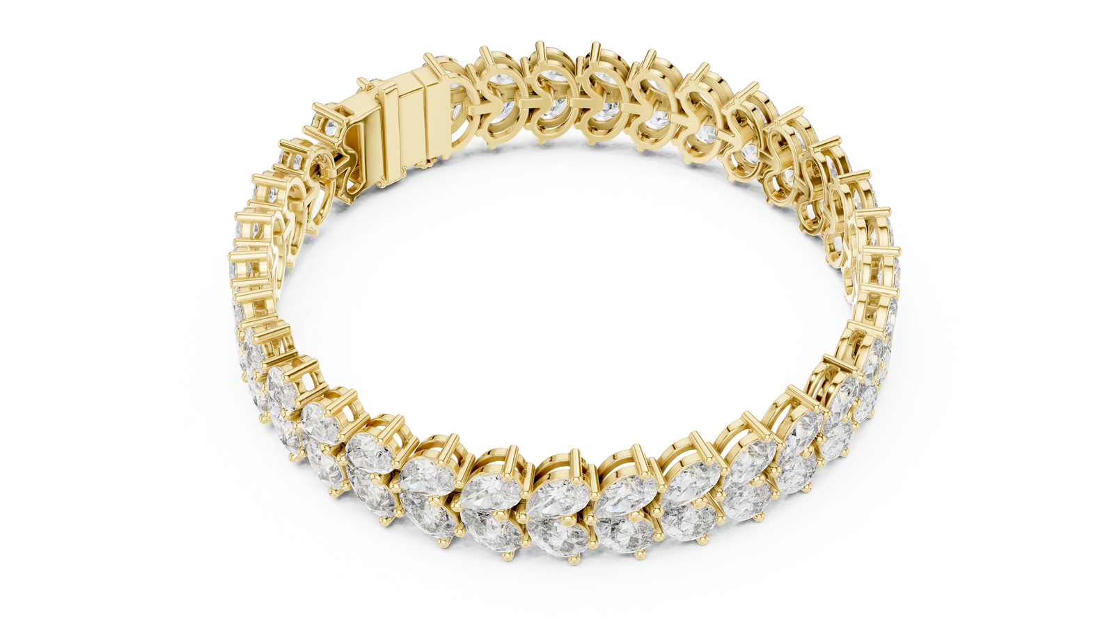 The Corentine — Pear Eternity Tennis Bracelet