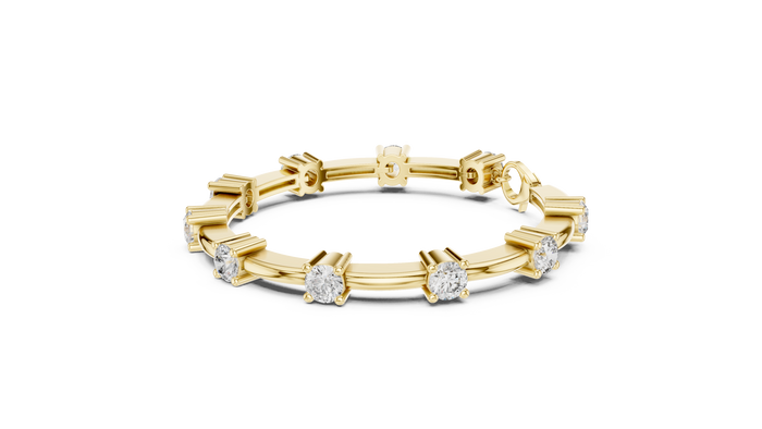 The Gabrielline — Round Tennis Bracelet
