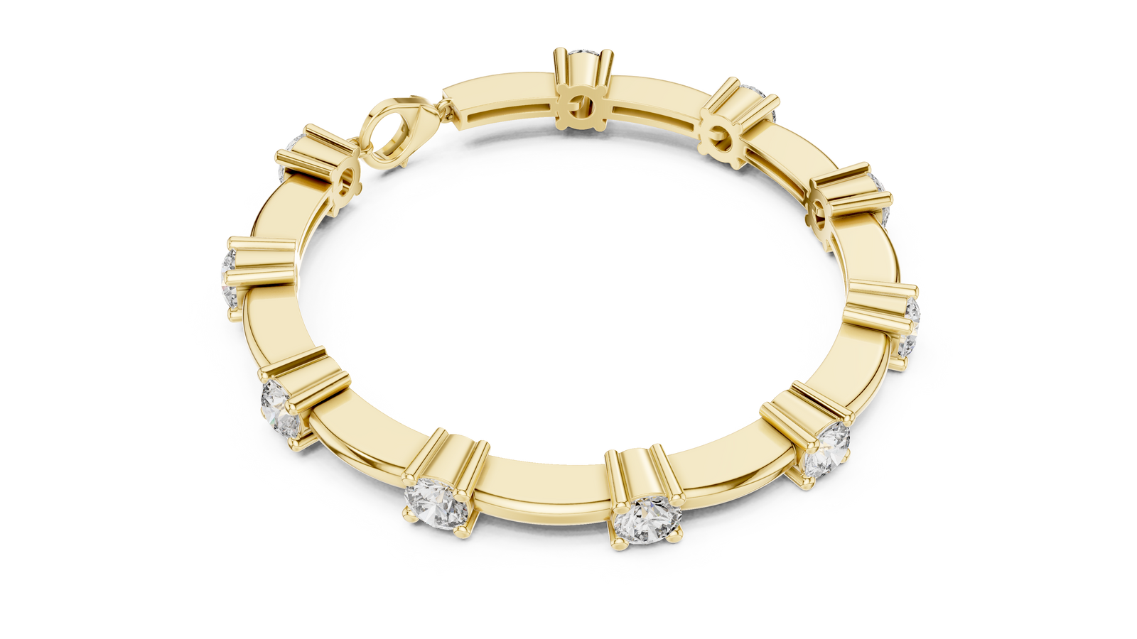 The Gabrielline — Round Tennis Bracelet