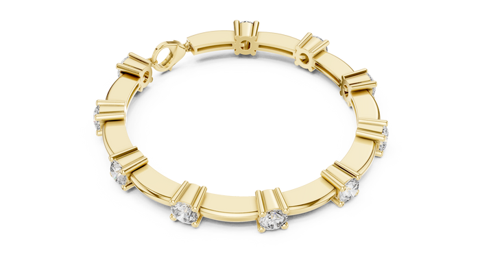 The Gabrielline — Round Tennis Bracelet