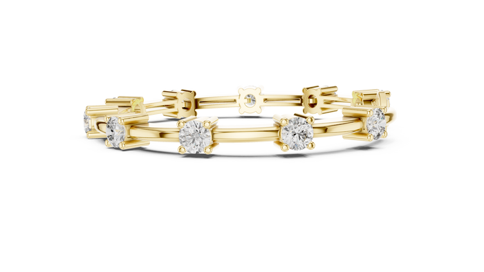 The Gabrielline — Round Tennis Bracelet