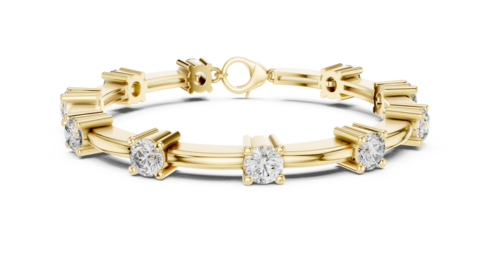 The Gabrielline — Round Tennis Bracelet