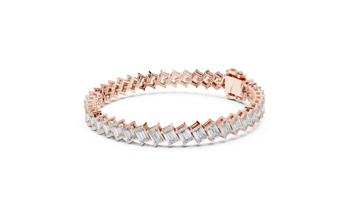 The Marguerite — Emerald Tennis Bracelet
