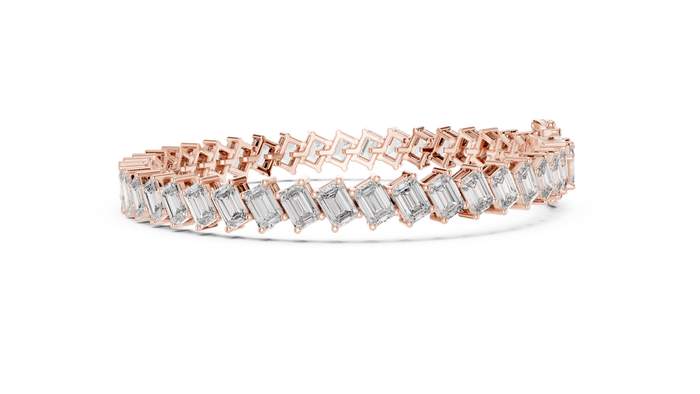The Marguerite — Emerald Tennis Bracelet