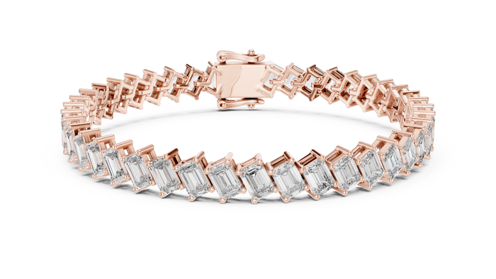The Marguerite — Emerald Tennis Bracelet