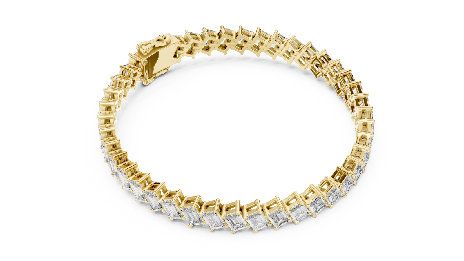 The Marguerite — Emerald Tennis Bracelet