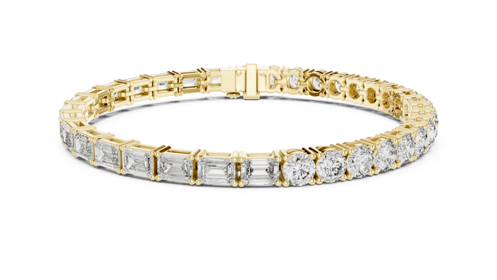 The Pastourelle — Round Tennis Bracelet