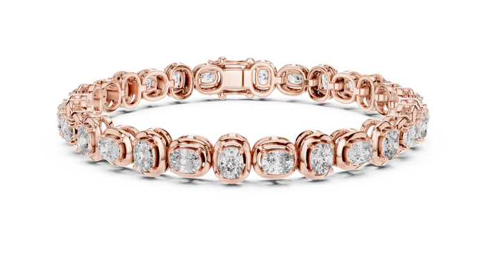 The Rosalba — Cushion Tennis Bracelet