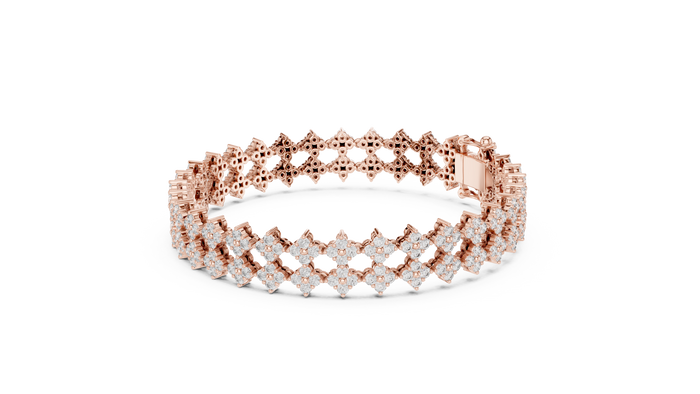 The Ulyssine — Round Eternity Tennis Bracelet