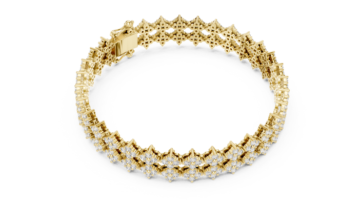 The Ulyssine — Round Eternity Tennis Bracelet