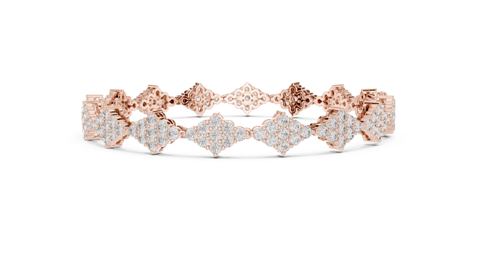 The Valérine — Round Eternity Tennis Bracelet
