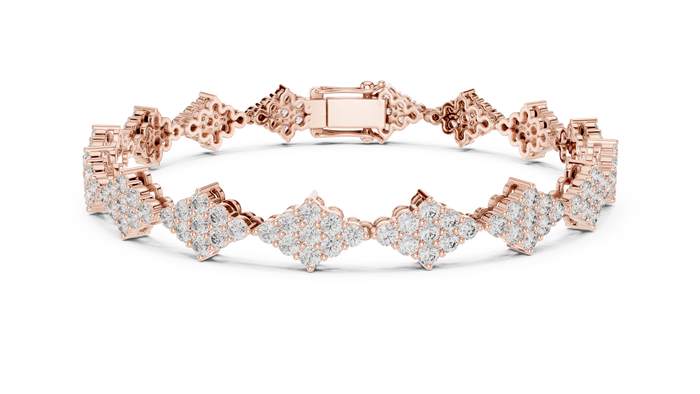 The Valérine — Round Eternity Tennis Bracelet