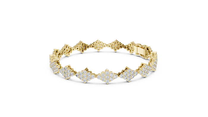 The Valérine — Round Eternity Tennis Bracelet