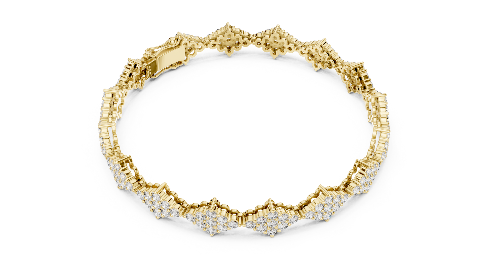 The Valérine — Round Eternity Tennis Bracelet