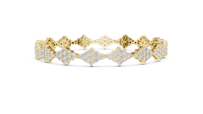The Valérine — Round Eternity Tennis Bracelet
