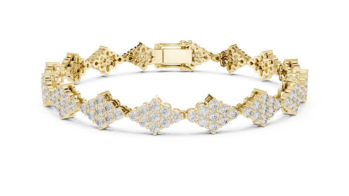 The Valérine — Round Eternity Tennis Bracelet