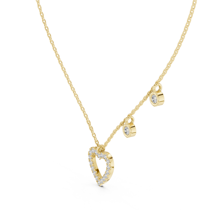 The Bernadine — Round Station Necklace