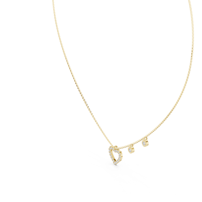 The Bernadine — Round Station Necklace