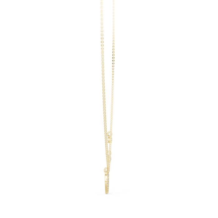 The Bernadine — Round Station Necklace