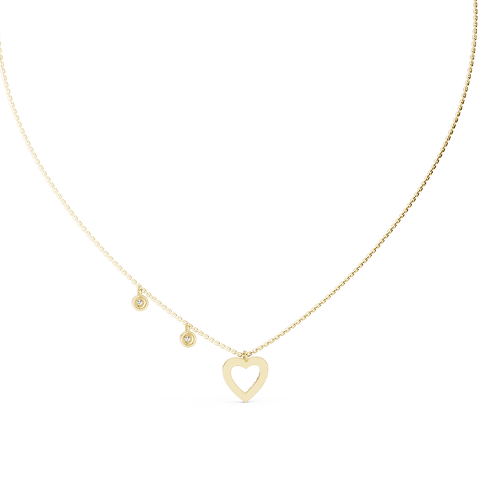 The Bernadine — Round Station Necklace