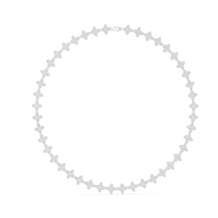 The Wilhelmine — Round Cluster Necklace