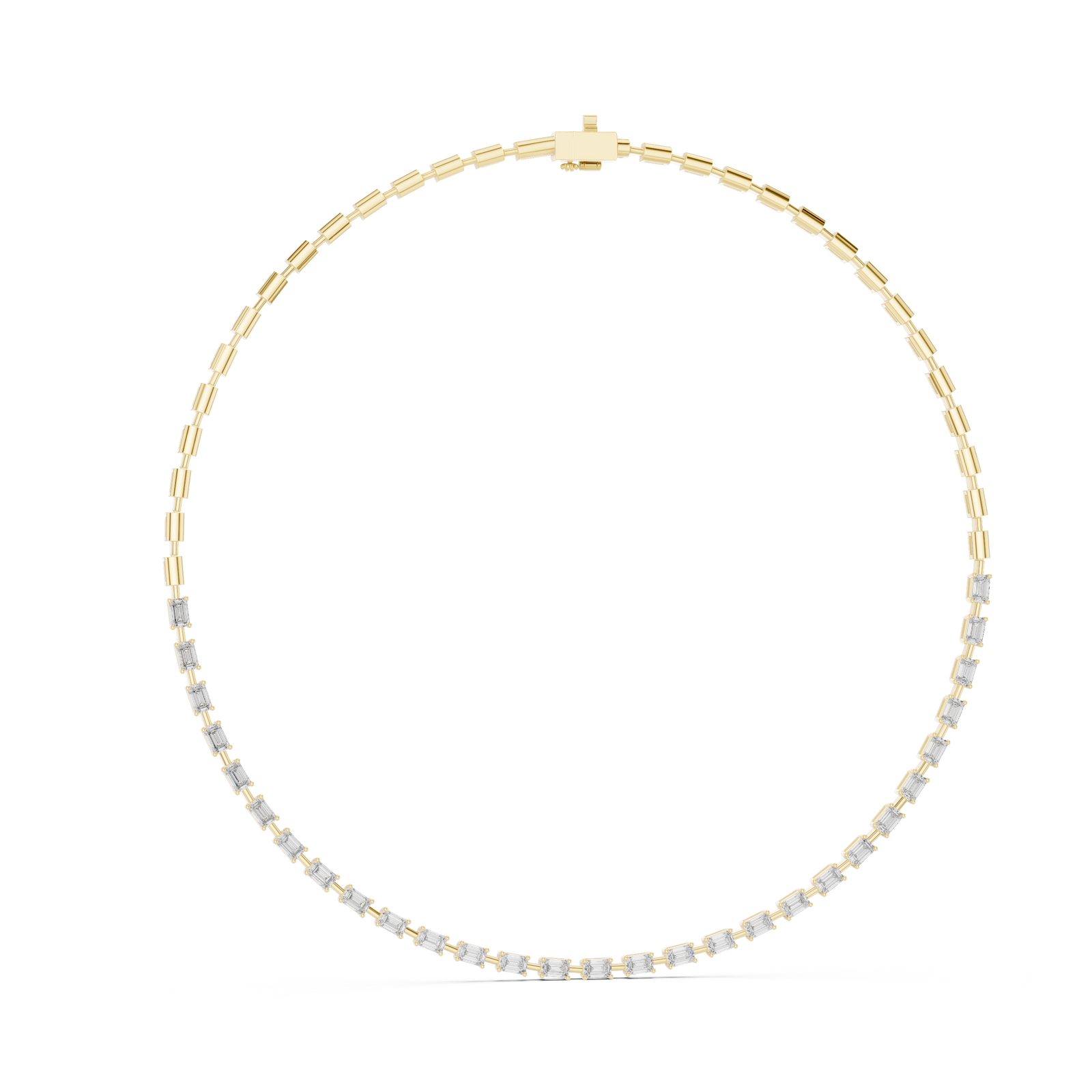 The Yolaine — Emerald Tennis Necklace