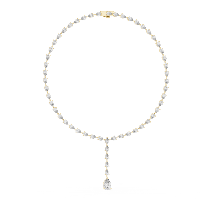 The Aubépine — Pear Tennis Necklace