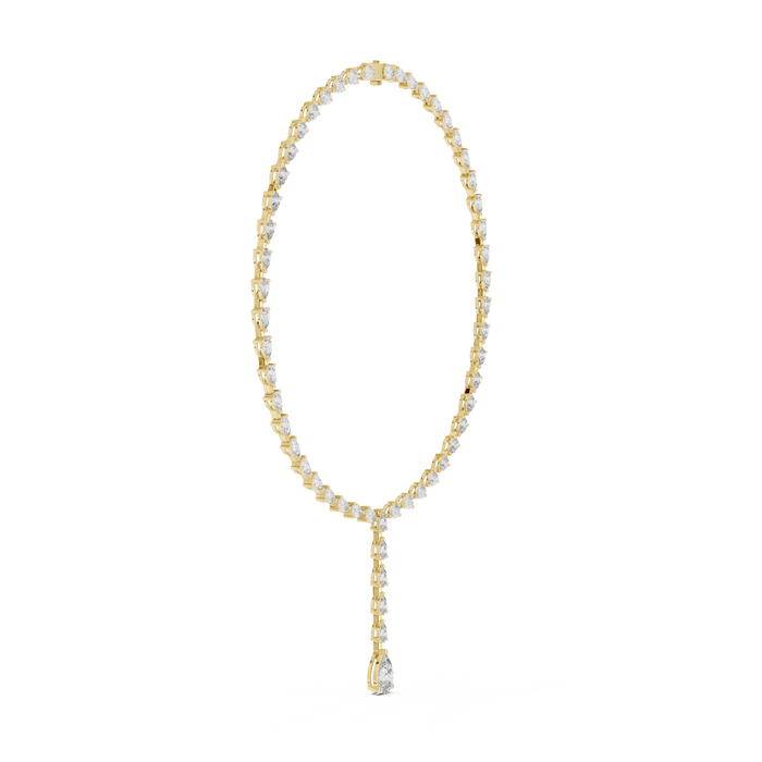The Aubépine — Pear Tennis Necklace