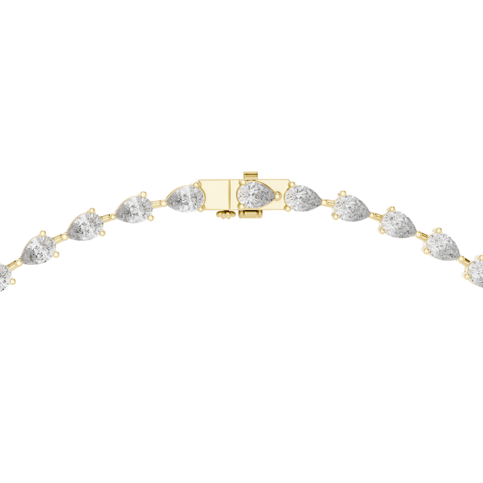 The Aubépine — Pear Tennis Necklace
