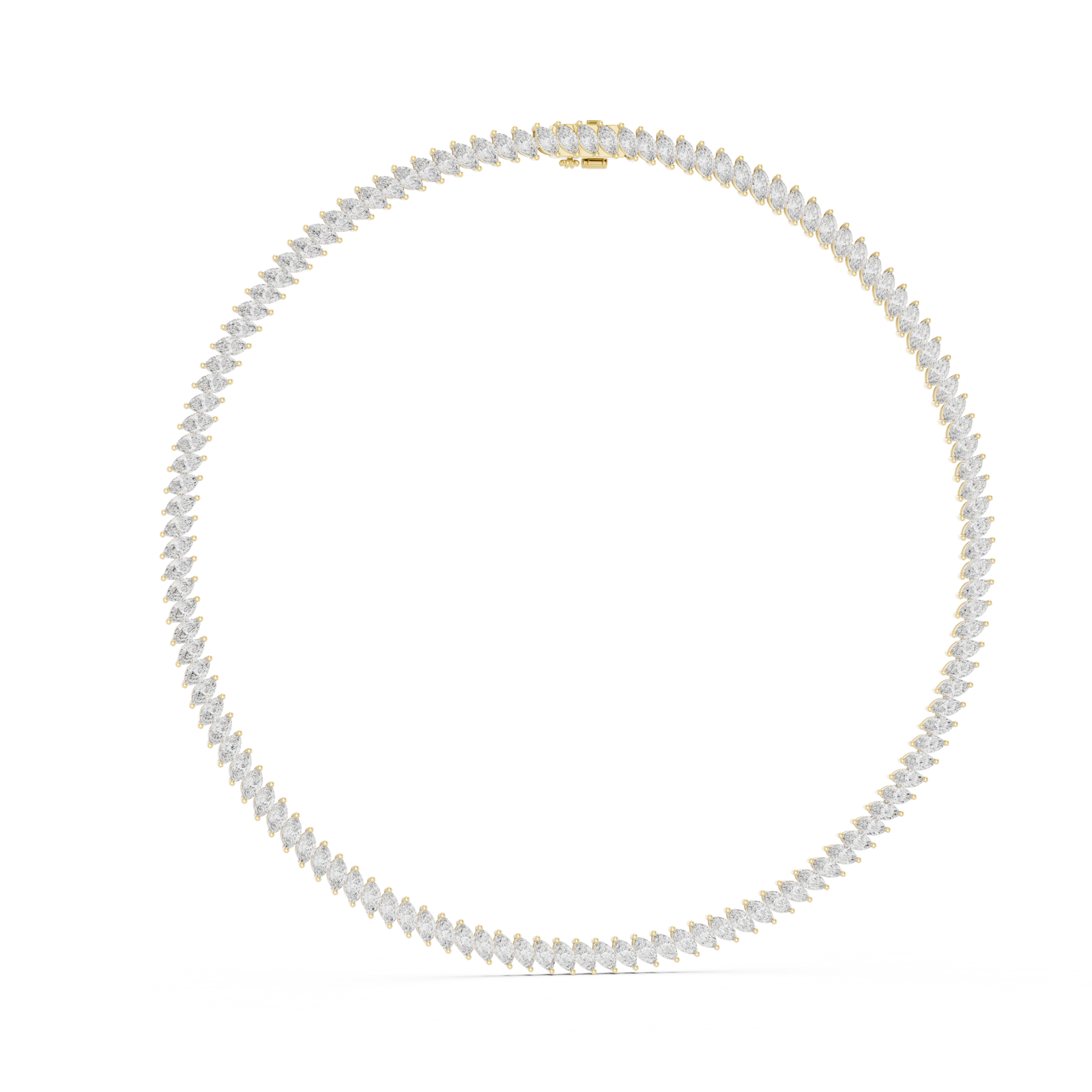 The Bérengère — Marquise Cluster Necklace