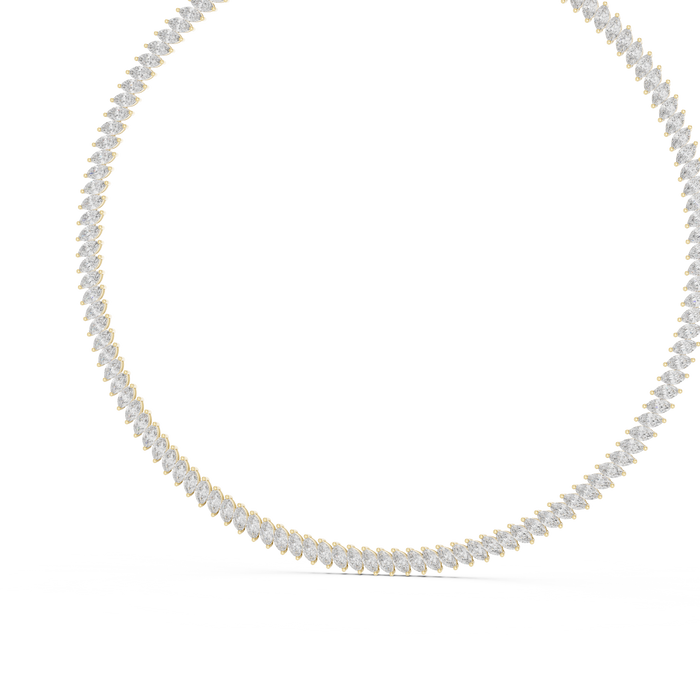 The Bérengère — Marquise Cluster Necklace