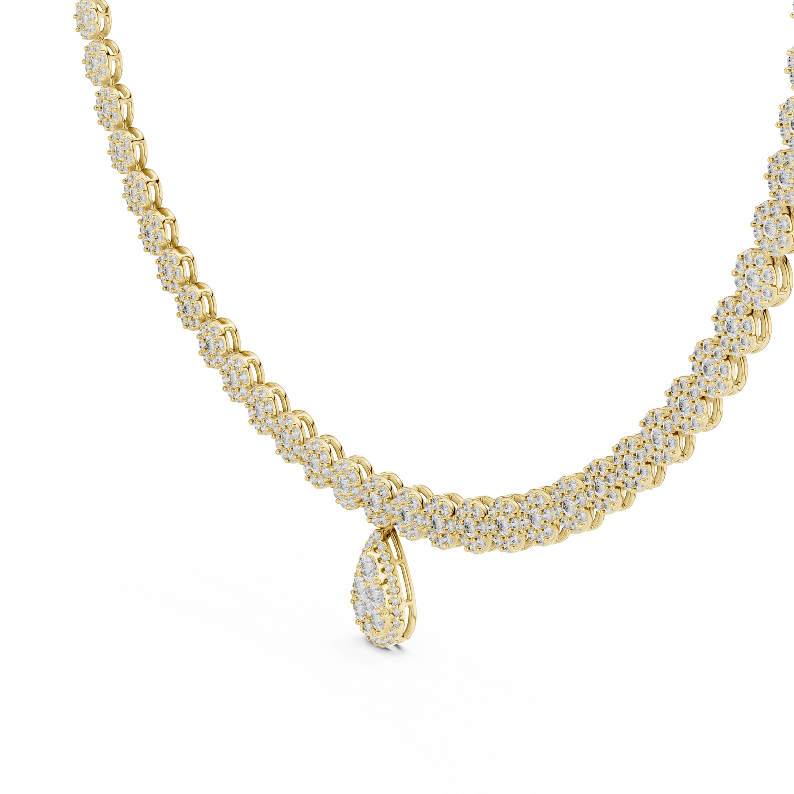 The Jardine — Round Cluster Necklace