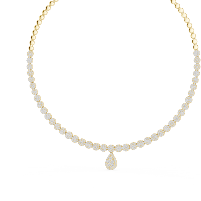The Jardine — Round Cluster Necklace