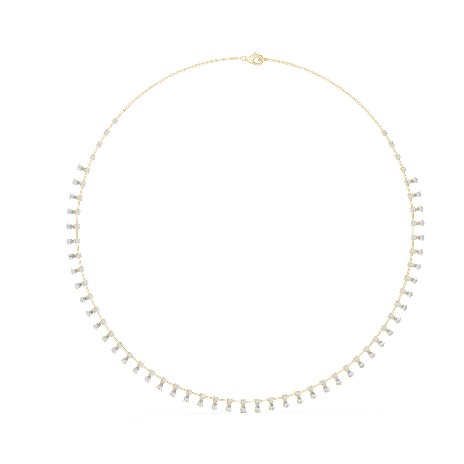 The Hermeline — Pear Cluster Necklace