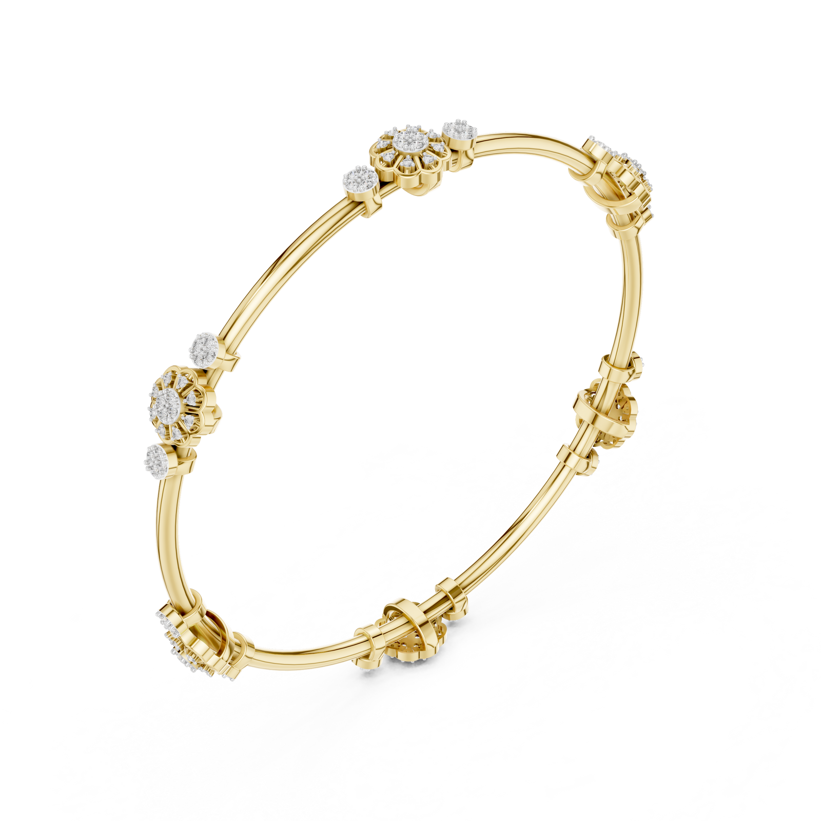 The Xiomarie — Round Prong Bracelet