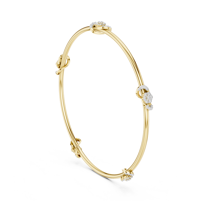 The Yseranne — Round Prong Bracelet